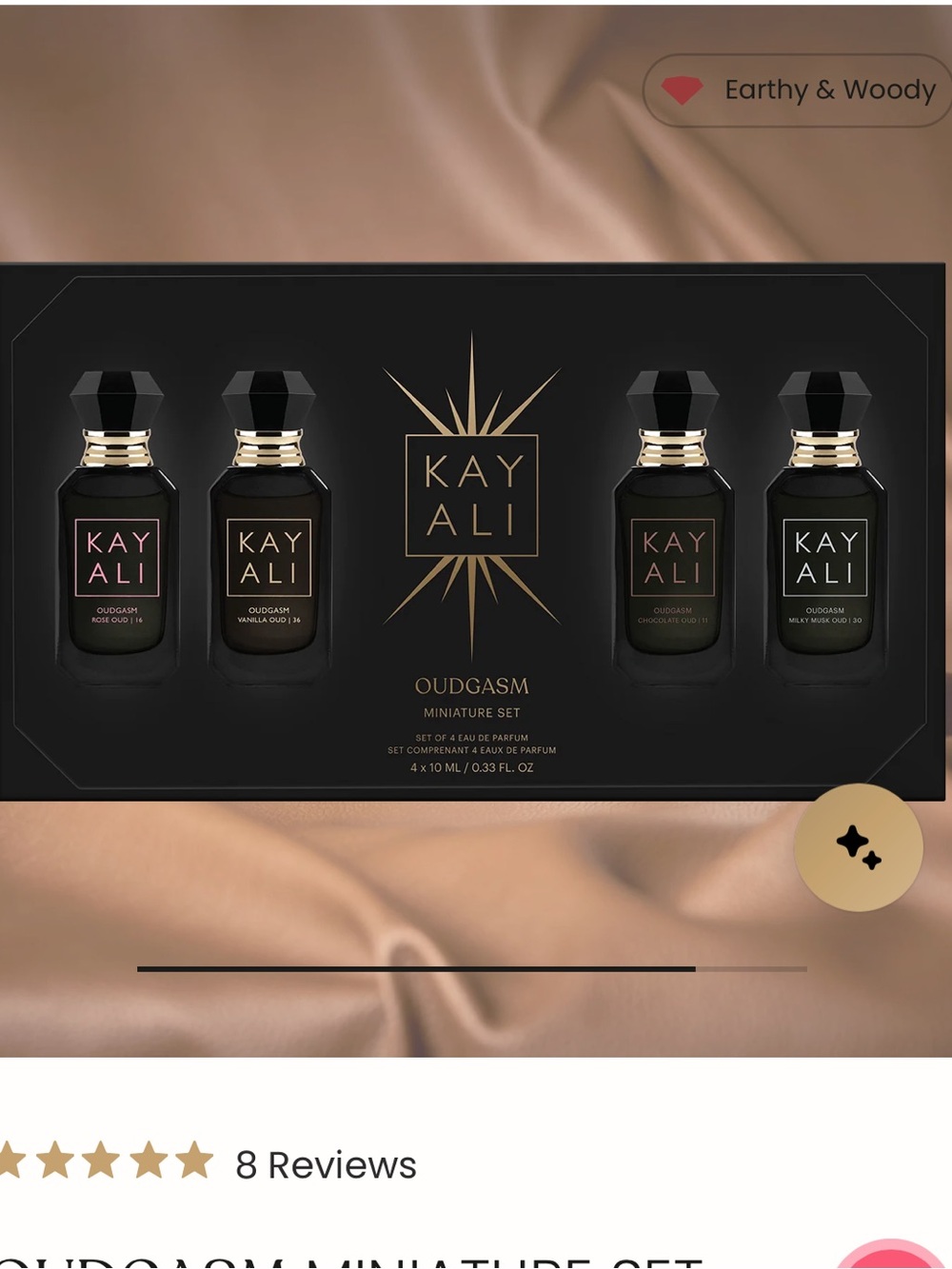 NWT Kayali Oudgasm Miniature set